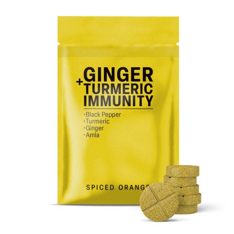 500mg - Ginger + Turmeric - Spiced Orange - Mood Tablets - Thumbnail 2