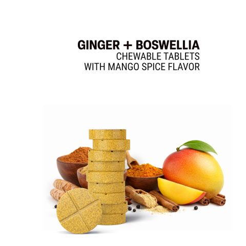 500mg - Ginger & Boswellia - Spiced Mango - Mood Tablets - Thumbnail 4