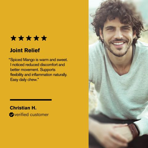 500mg - Ginger & Boswellia - Spiced Mango - Mood Tablets - Thumbnail 7
