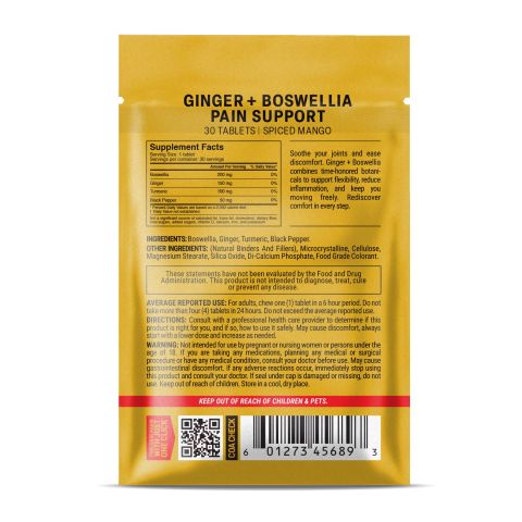 500mg - Ginger & Boswellia - Spiced Mango - Mood Tablets - Thumbnail 8