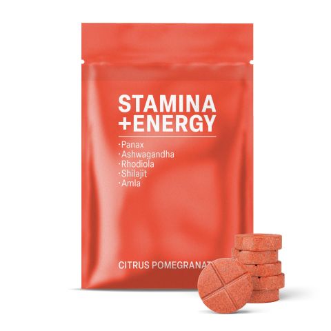 500mg - Stamina + Energy - Citrus Pomegranate - Mood Tablets - Thumbnail 2