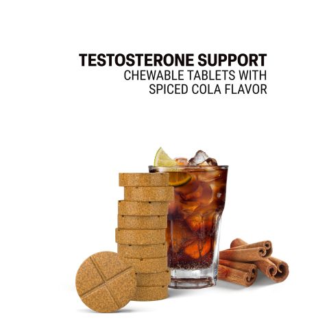 500mg - Testosterone Support - Ashwagandha, Safed Musli, Shilajit, Tribulus - Spiced Cola - Mood Tablets - Thumbnail 4