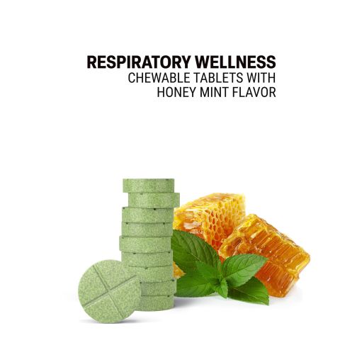 500mg - Respiratory Wellness - Honey Mint - Mood Tablets - Thumbnail 4