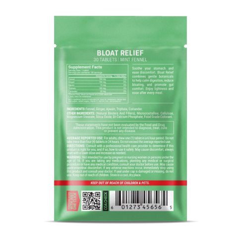 500mg - Bloat Relief - Mint Fennel - Mood Tablets - Thumbnail 8