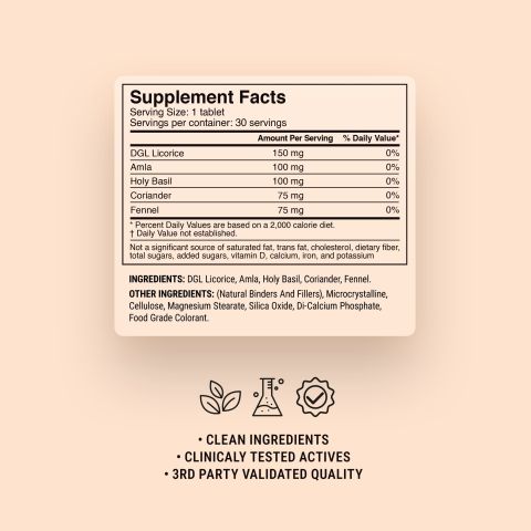 500mg - Acid Calm - Vanilla Mint - Mood Tablets - Thumbnail 9