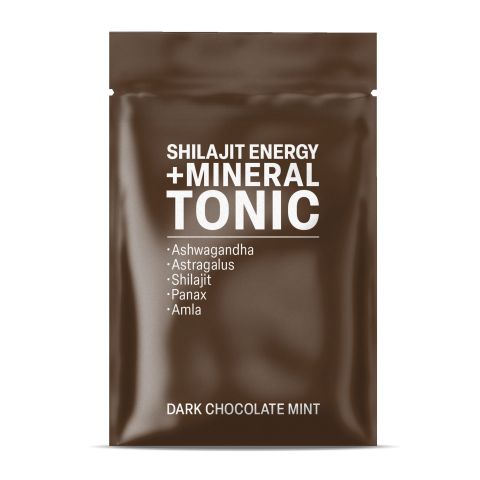 500mg - Shilajit Mineral Energy - Dark Chocolate Mint - Mood Tablets - Thumbnail 3