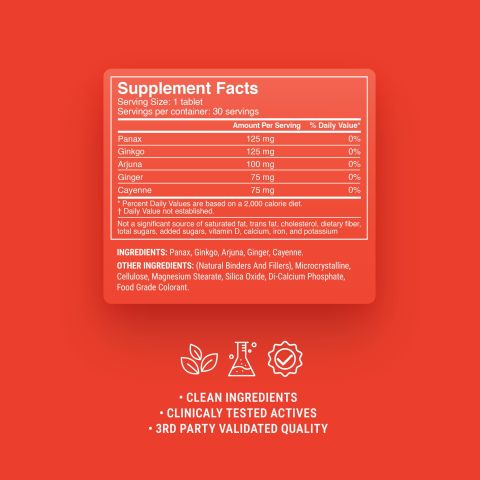 500mg - Circulation + Energy - Citrus Cayenne - Mood Tablets - Thumbnail 9