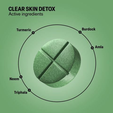 500mg - Clear Skin Detox - Cranberry Lime - Mood Tablets - Thumbnail 5