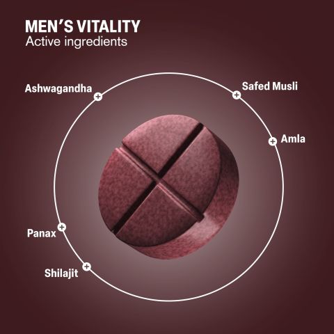 500mg - Men's Vitality - Spiced Cherry - Mood Tablets - Thumbnail 5