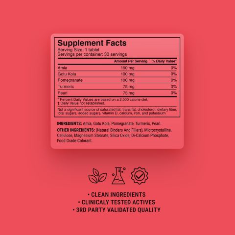 500mg - Beauty + Glow - Rose Lychee - Mood Tablets - Thumbnail 9