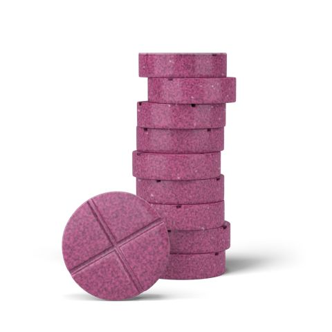 500mg - Antioxidant Superfruit Mix Tablets - Acai, Amla, Goji, Mangosteen, Pomegranate - Berry Pomegranate - Mood Tablets - Thumbnail 1
