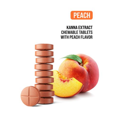 200mg Kanna Extract Tablets - Peach - Thumbnail 4