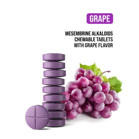 200mg Kanna Extract 5% Mesembrine Tablets - Grape - Thumbnail 4