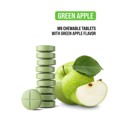 20mg M9 Blend Tablets - Green Apple - Thumbnail 4