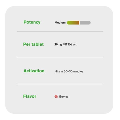 20mg MIT Extract Tablets - Berries - Thumbnail 7