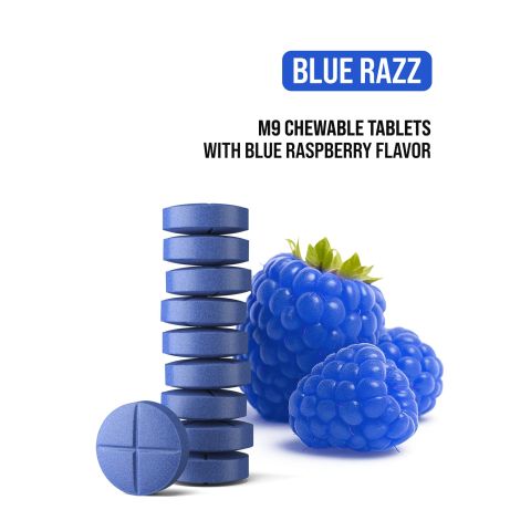 30mg M9 Blend Tablets - Blue Razz - Thumbnail 4