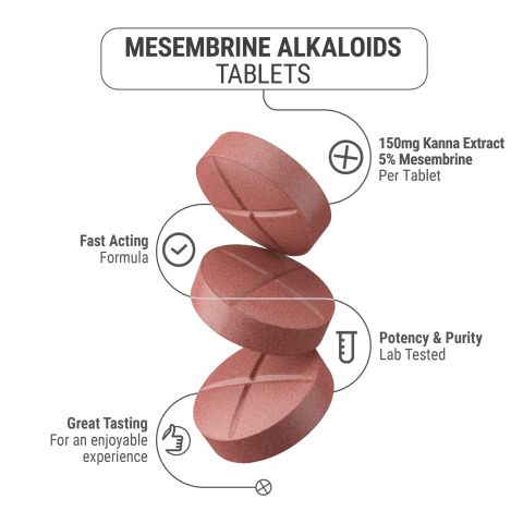 150mg Kanna Extract 5% Mesembrine Tablets - Berries - Thumbnail 5