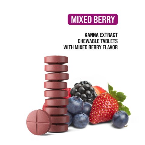 150mg Kanna Extract Tablets - Mixed Berry - Thumbnail 4