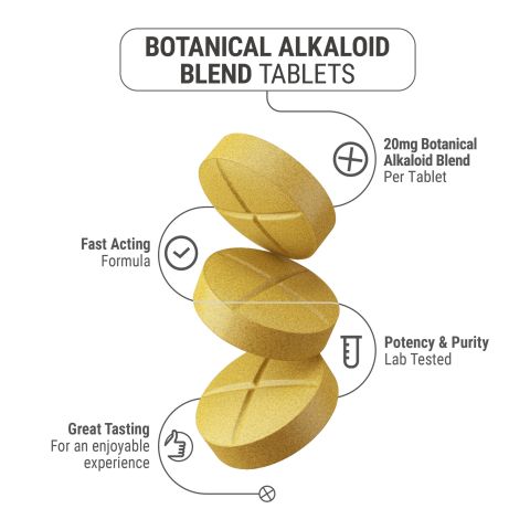 20mg Botanical Alkaloid Blend Tablets - Pineapple - Thumbnail 5