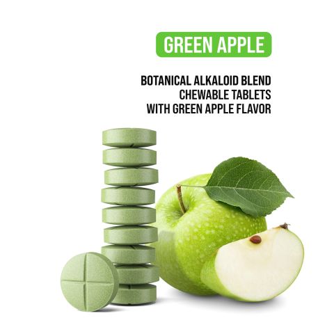 20mg Botanical Alkaloid Blend Tablets - Green Apple - Thumbnail 4