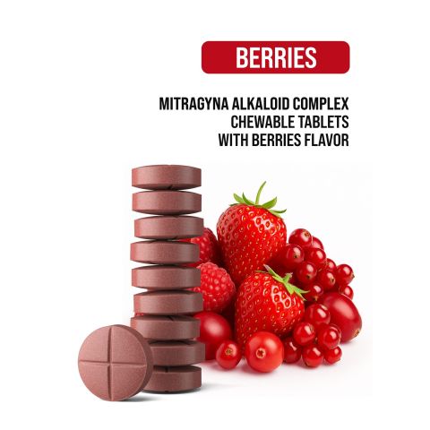 20mg Mitragyna Alkaloid Complex Tablets - Berries - Thumbnail 4