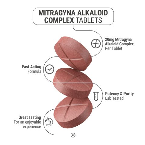 20mg Mitragyna Alkaloid Complex Tablets - Berries - Thumbnail 5