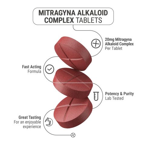 20mg Mitragyna Alkaloid Complex Tablets - Fruit Punch - Thumbnail 5