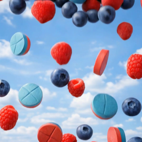 40mg Tianeptine Tablets - Blueberry & Raspberry - Video Thumbnail 1